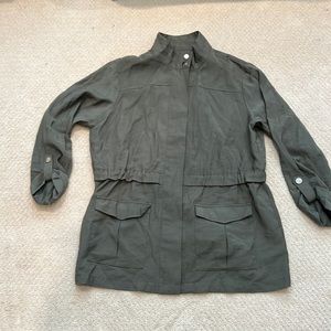 Women’s adjustable waist lightweight dressy utility jacket